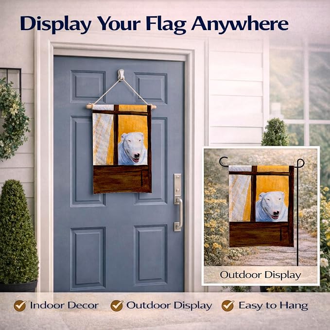 Caroline's Treasures SS8542GF Bull Terrier Garden Flag Mailbox Flag Decorative Yard Flag Banner Outside Patio Artwork Yard Flower Beds, Garden Size, Multicolor