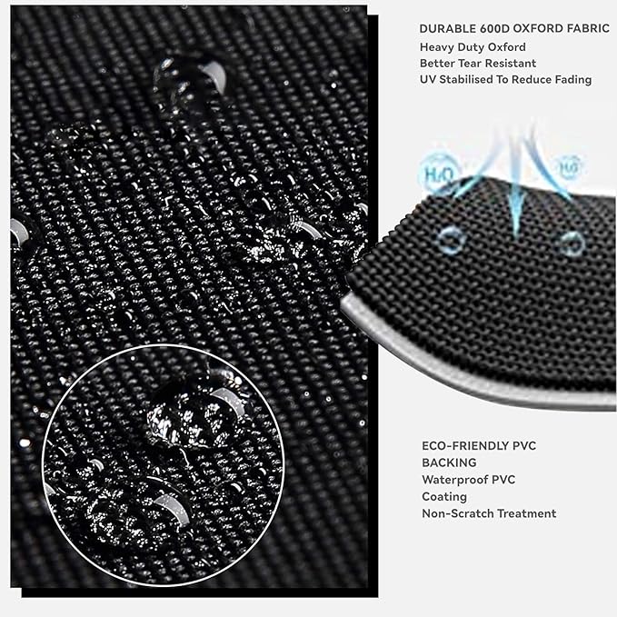 Outdoor Prep Table Cover, for 32 inch Ooni Medium Table, Black | Heavy Duty Waterproof Cover Compatible Outdoor Utility Cart and Storage Cabinet, Keter Unity Small Portable Table