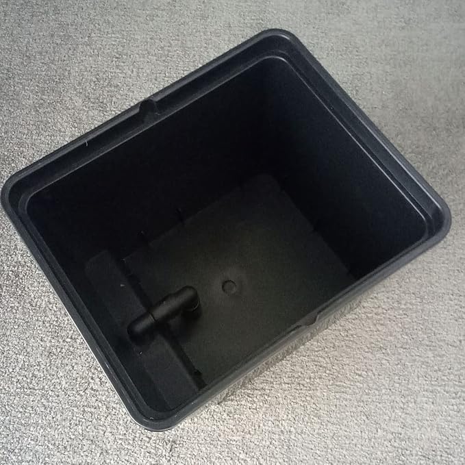Hydroponic Bato Dutch Bucket, 11 Liter, with Siphon Elbows, 12" x 10" x 9" - 10 Pack