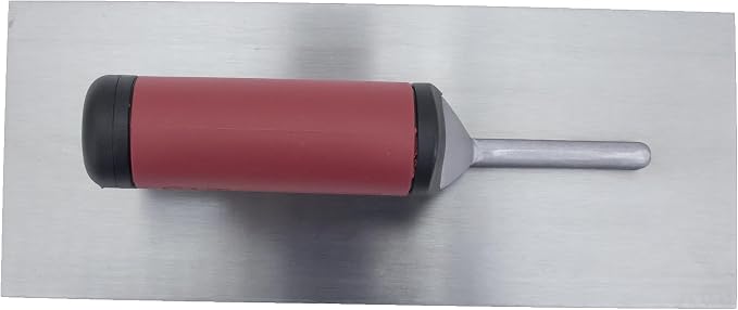 MARSHALLTOWN QLT Concrete Finishing Trowel, 11 x 4.5 Inch Carbon Steel Blade, Soft Grip Handle, FT1145R