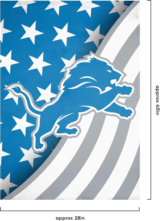 NFL Double Sided Team Logo Vertical Flag (40" x 28")