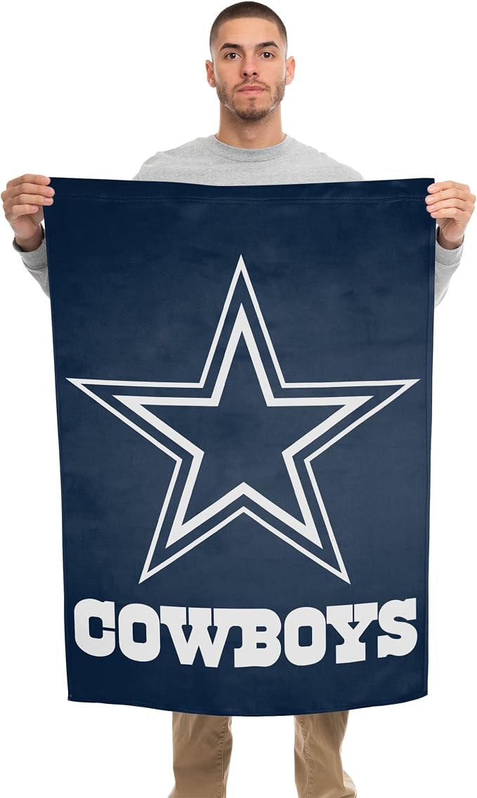 NFL Double Sided Team Logo Vertical Flag (40" x 28")