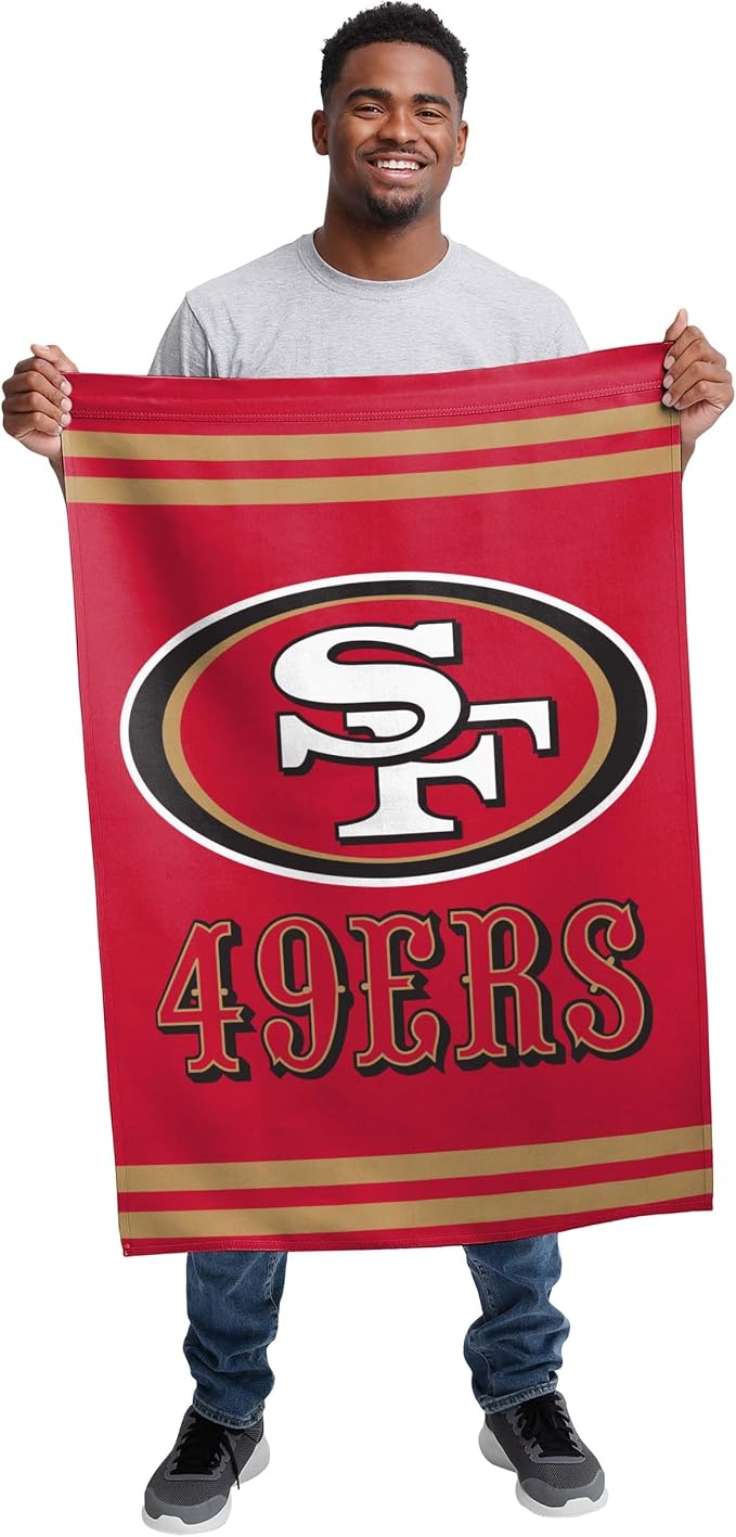 NFL Double Sided Team Logo Vertical Flag (40" x 28")
