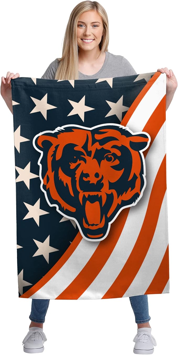 NFL Double Sided Team Logo Vertical Flag (40" x 28")