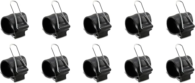 Reusable Plant Clips Made in USA – Orchid Clips, Plant Support Clips & Cord Clips – Heavy-Duty, Weather-Resistant & Durable – Secure Stems, Vines, Wires, Cables, Tomato Plants– Indoor & Outdoor