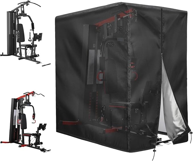 Workout Equipment Cover, Weatherproof Gym Equipment Cover | Waterproof, Gym Equipment Cover for Home Garage, 41"L x 68.9"W x 74.8"H