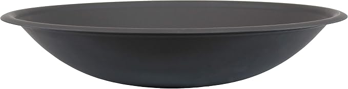 Sunnydaze Round Steel Outdoor Fire Pit Bowl Replacement Insert for DIY Ring or Existing Stand - Wood-Burning Backyard Patio Firepit for Outside - 23.25" Outer / 21" Inner Diameter - Black