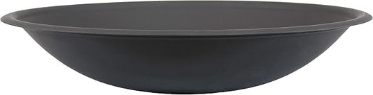 Sunnydaze Round Steel Outdoor Fire Pit Bowl Replacement Insert for DIY Ring or Existing Stand - Wood-Burning Backyard Patio Firepit for Outside - 23.25" Outer / 21" Inner Diameter - Black