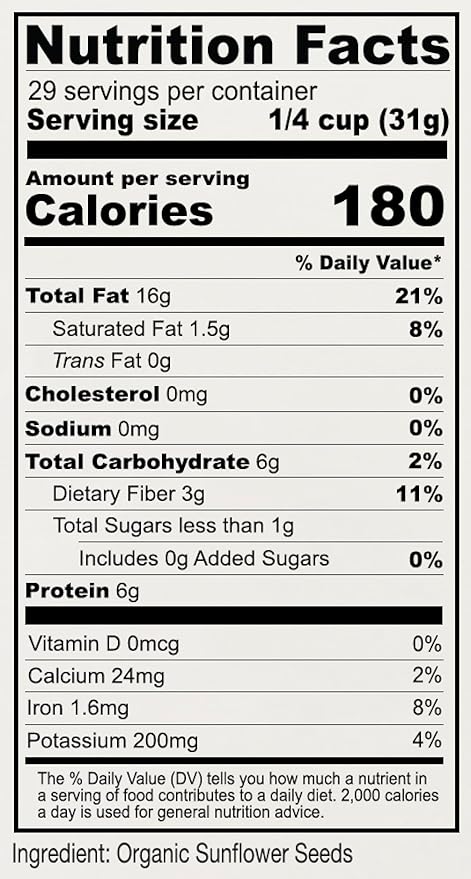 Anthony's Organic Hulled Sunflower Seeds, 2 lb, Raw, Unsalted, Batch Tested and Gluten Free, Keto Friendly (Pack of 2)