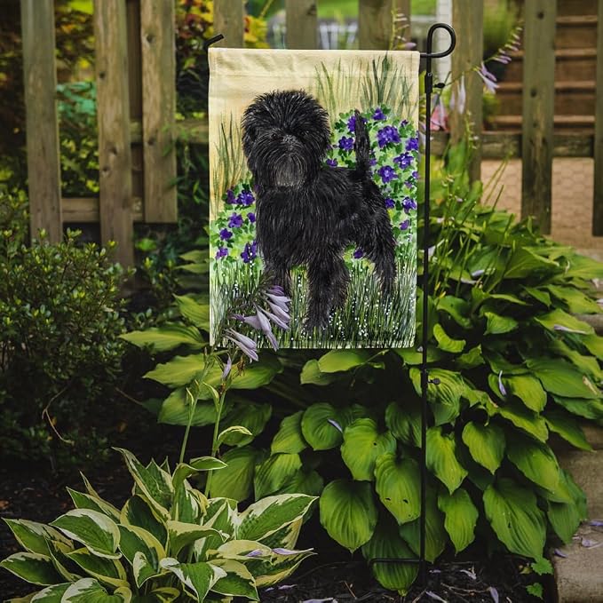 Caroline's Treasures SS8151GF Affenpinscher Garden Flag Mailbox Flag Decorative Yard Flag Banner Outside Patio Artwork Yard Flower Beds, Garden Size, Multicolor