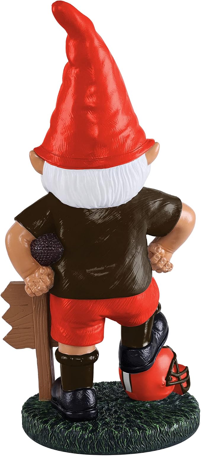 FOCO NFL Unisex-Adult NFL Team Logo Keep Off The Field Garden Statue Outdoor Gnome 8"