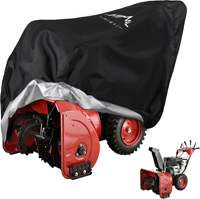 Himal Snow Blower Cover, Waterproof 600D Fabric, 47 x 32 x 40 in | UV-Resistant, Universal Fit, Two-Stage Snow Blowers, Heavy-Duty Outdoor Protection