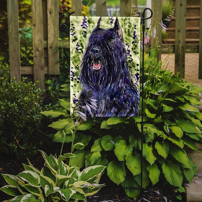 Caroline's Treasures SS8853GF Bouvier des Flandres Garden Flag Mailbox Flag Decorative Yard Flag Banner Outside Patio Artwork Yard Flower Beds, Garden Size, Multicolor