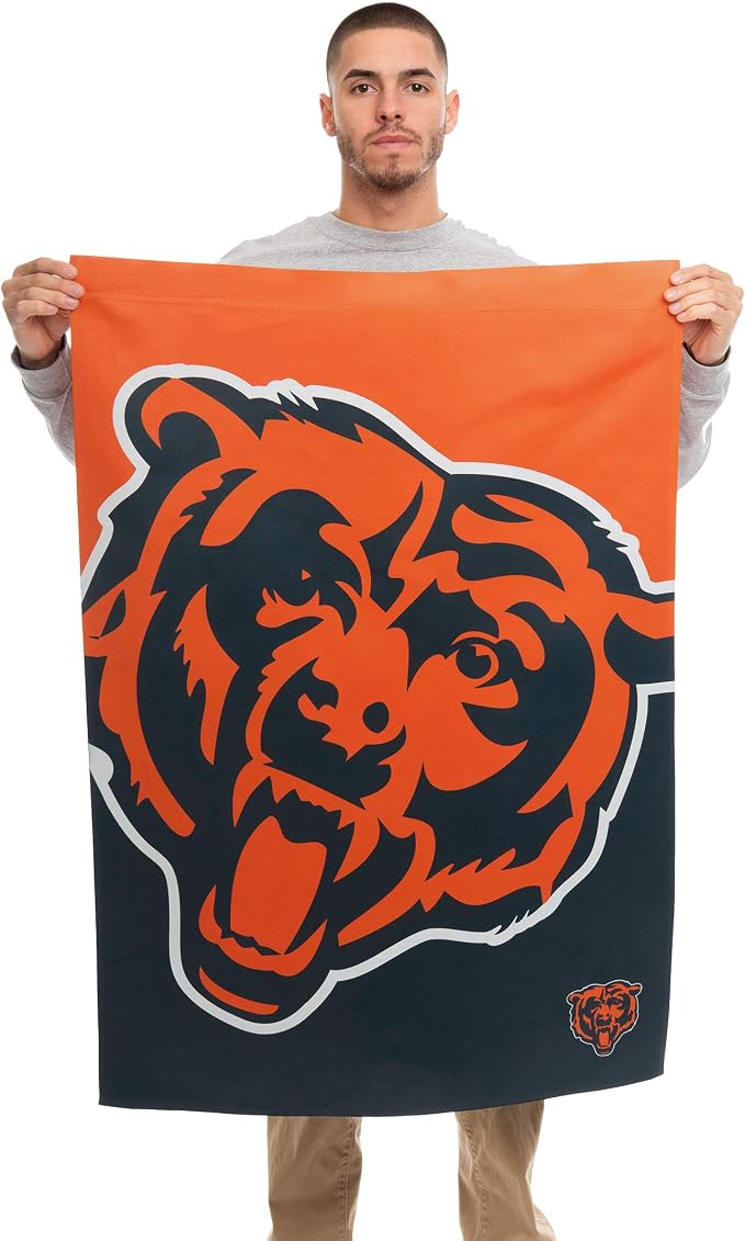 NFL Double Sided Team Logo Vertical Flag (40" x 28")