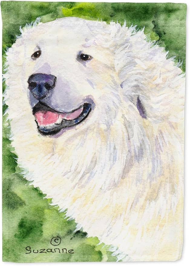 Caroline's Treasures SS8981GF Great Pyrenees Garden Flag Mailbox Flag Decorative Yard Flag Banner Outside Patio Artwork Yard Flower Beds, Garden Size, Multicolor