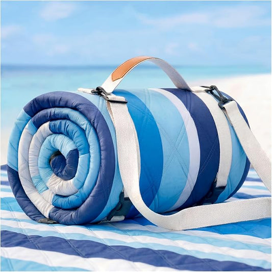 Waterproof Beach Blanket Picnic Mat Outdoor Oversized Sandrpoof Dog Thick Rug Towel Camping Gear Family Trip Essentials Summer Vacation Must Have Travel Accessories Lake Day Stuff Thing Item Gadget