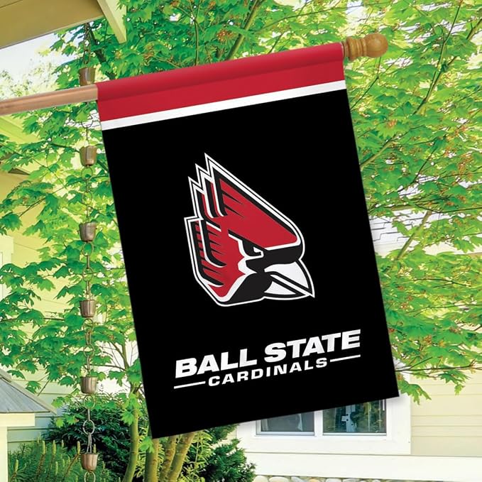 Ball State University NCAA House Flag 28" x 40" Briarwood Lane