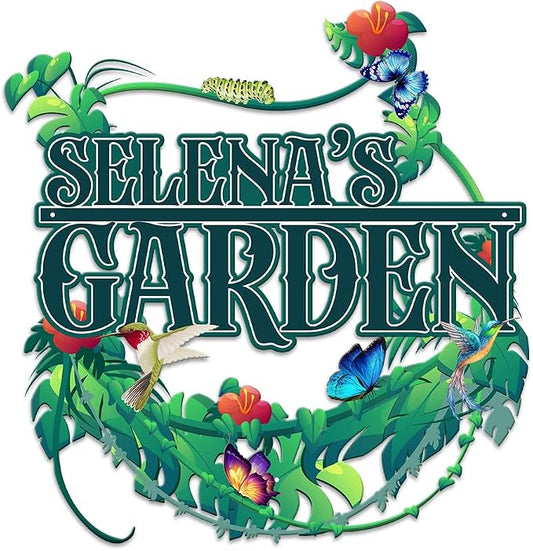 MeMate Garden Signs, Personalized Metal Signs, Garden Sign to Personalize, Large Sign for Tropical Garden She Shed, Customized Name Wall Art for Garden Outdoor Decor, Personalized Outdoor Plaque