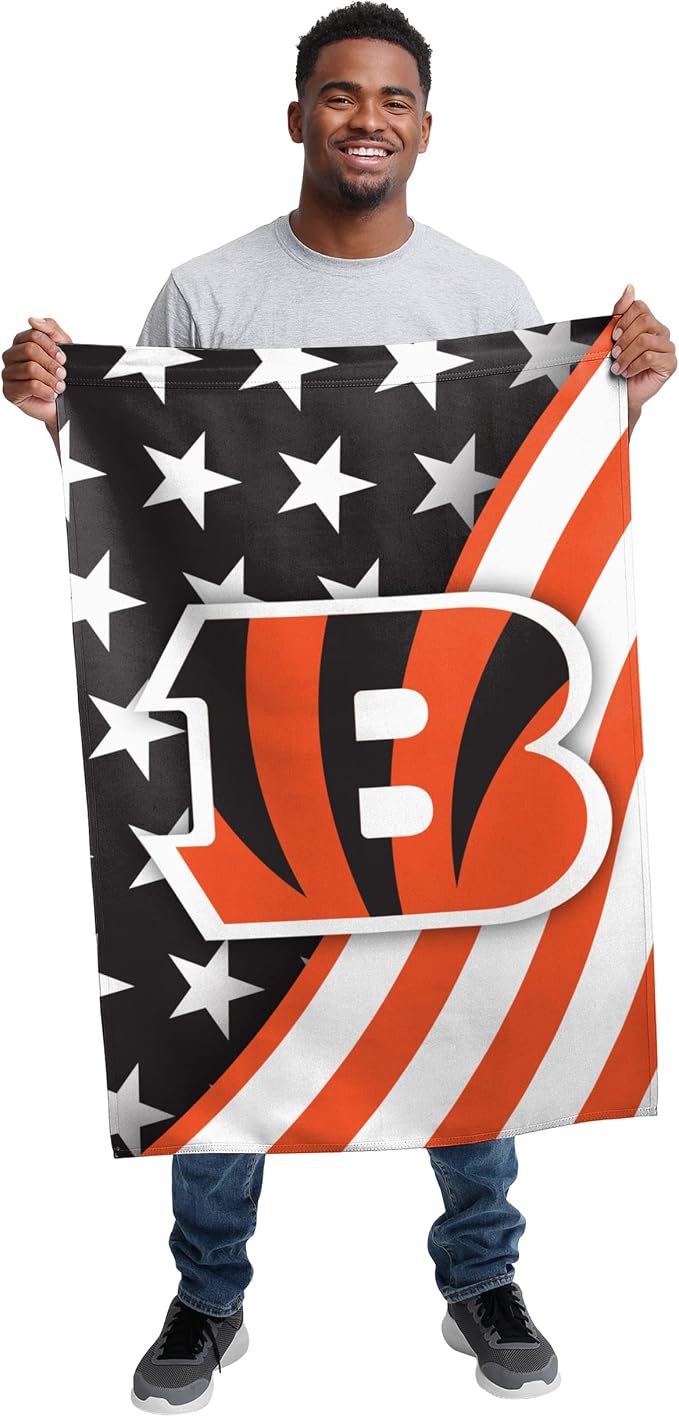 NFL Double Sided Team Logo Vertical Flag (40" x 28")
