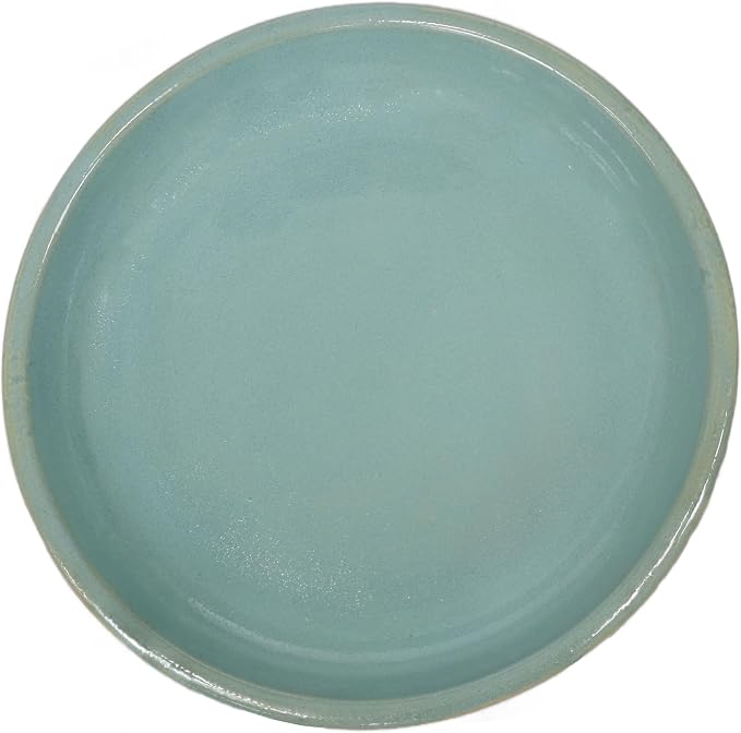Sunnydaze Avignon Outdoor Ceramic Bird Bath - 18.75" H - UV- and Frost-Resistant - Glazed Bowl with Blue Lava Finish