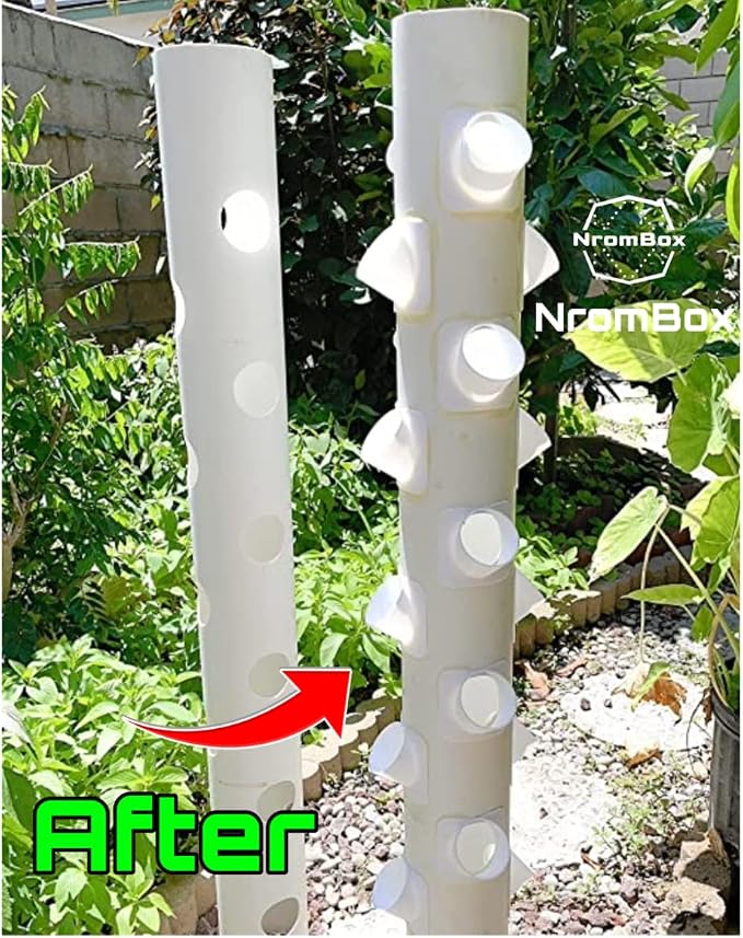 27 Pack of 2-inch Net Pot Holders is Perfect for Soilless Farming and Indoor Plant Cultivation. Fit Snugly On 4inch PVC Pipes. Made in USA.