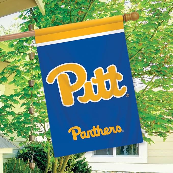 University Of Pittsburgh NCAA House Flag 28" x 40" Briarwood Lane