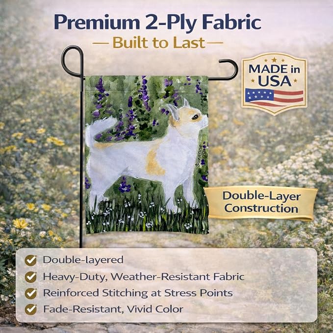 Caroline's Treasures SS8952GF Chihuahua Garden Flag Mailbox Flag Decorative Yard Flag Banner Outside Patio Artwork Yard Flower Beds, Garden Size, Multicolor