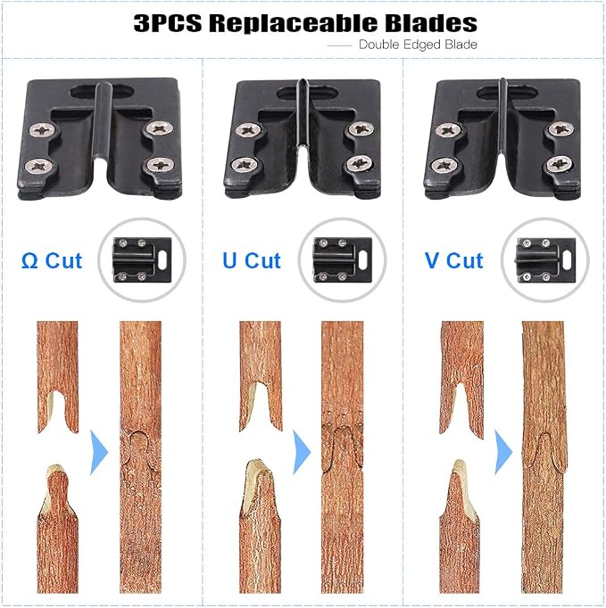 Glarks Professional Garden Fruit Tree Plant Pruning Shears Grafting Cutting Tool Kit with Grafting Tape Rubber Bands