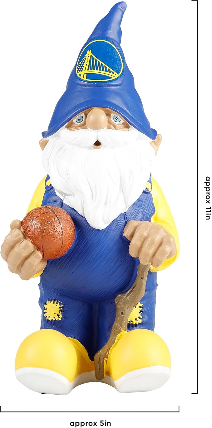FOCO Unisex-Adult NBA Team Logo Outdoor Garden Gnomes