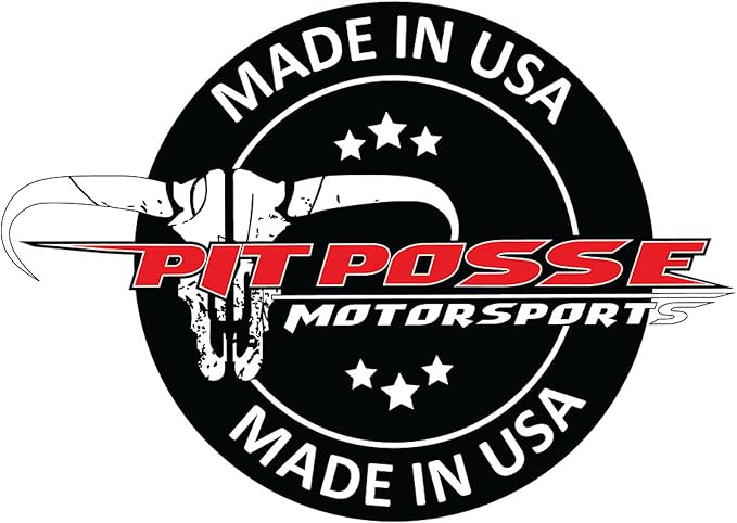 Pit Posse PP3352BK 5 Gallon Bucket Holder Rack Stand - USA Made - Garage, Trailer, Shop Storage - Fits Yeti or Standard 5 Gal Bucket (Black)