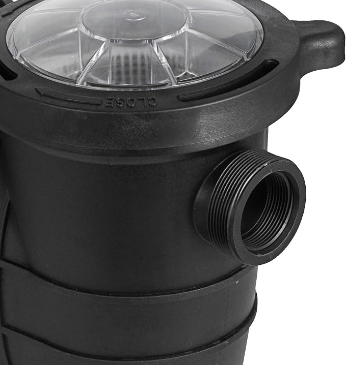 Hitgrand 2HP Self Primming Pool Pump, Inground Above Ground Swimming Pool Pump Upgraded 110V/220V Dual Voltage, 1500W 60HZ Single Speed Pumps with Strainer Basket Silent Operation