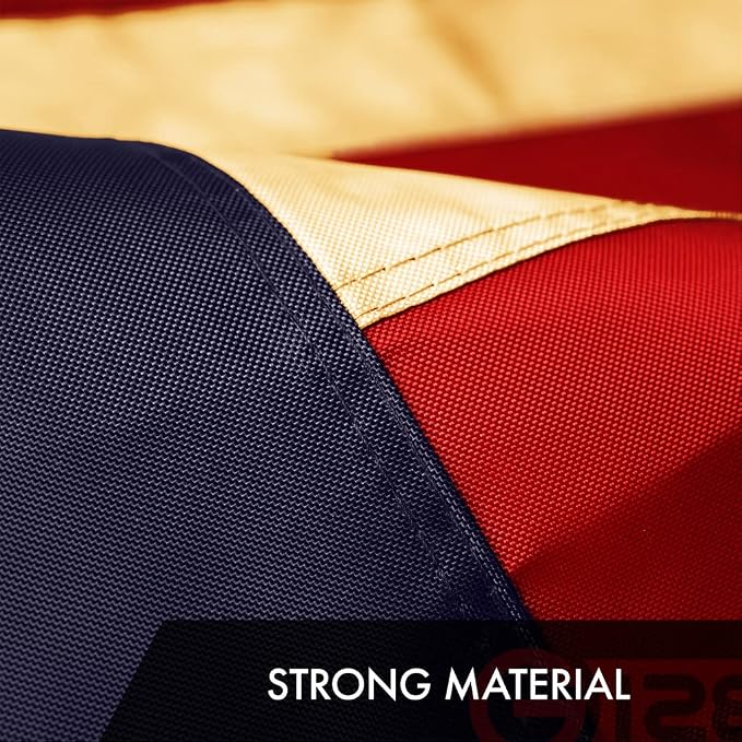 G128 Betsy Ross 1776 Tea-Stained Flag | 1x1.5 Ft | ToughWeave Pro Series Embroidered 420D Polyester | Historical Flag, Embroidered Design, Indoor/Outdoor, Brass Grommets