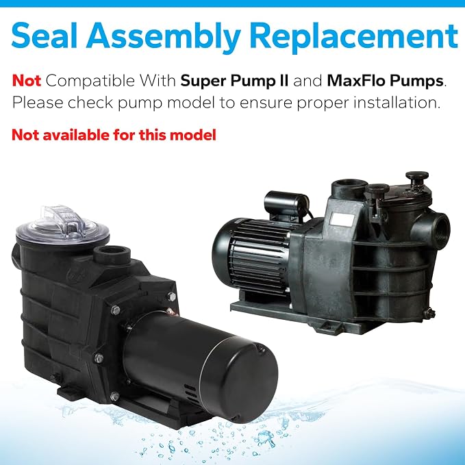 SPX1600TRA Super Pump Seal Kit Replacement for Hayward Pool Pump Go Kit 3 | Pool Pump Gasket Seal O-Ring Repair Kit fits for Hayward Parts SP1600, SP2600 in Regular, X, VSP Models