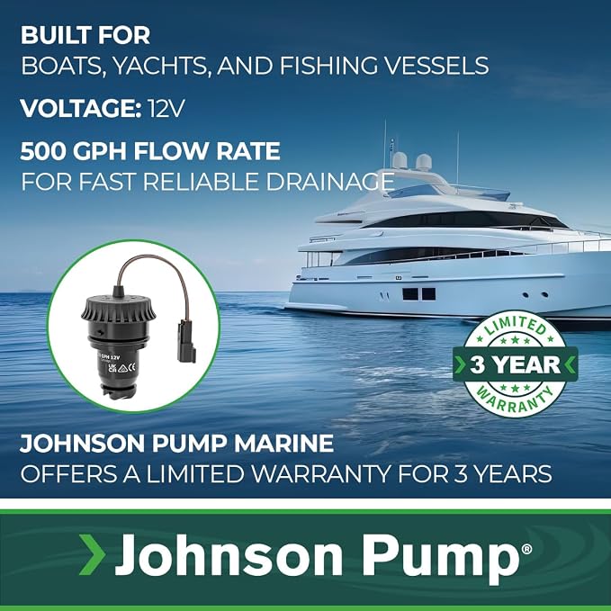 Johnson Pump 09-36336-01 Aqua Series Replacement Cartridge Motor - 500 GPH