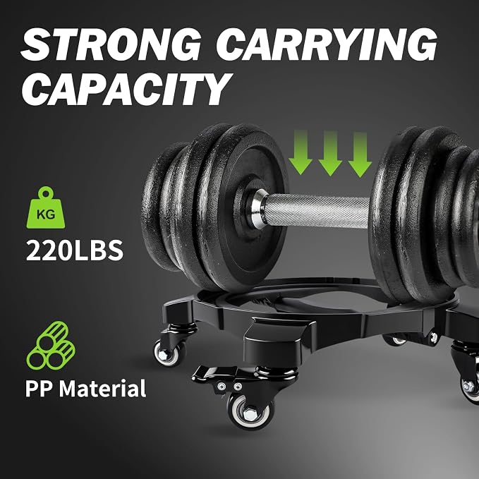 Foldable Bucket Dolly with 5 Wheels, 360°Car Wash Bucket Roller,Heavy Duty Wagon Perfect for Car Wash, Waxing,Up to 265 lbs