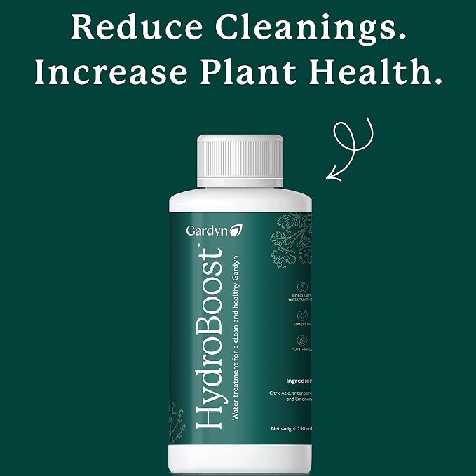 Gardyn HydroBoost for Hydroponic Indoor Gardens - 250 ml | Plant based water treatment, balances plant nutrients & reduces need for more intensive growing system cleanings