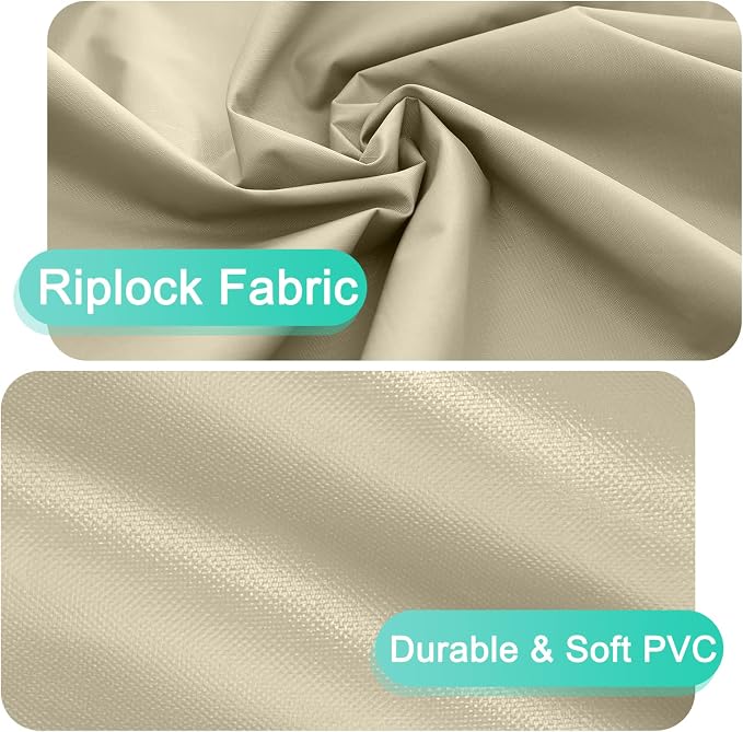 ABCCANOPY Patio Deck Box Cover Waterproof And Dustproof Winter Protection Outdoor Storage Box Cover Universal Furniture Cover 64x30x26 Beige Brown