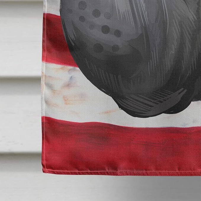 Caroline's Treasures CK6474CHF Cane Corso Dog American Flag House Flag Large Porch Sleeve Pole Decorative Outside Yard Banner Artwork Wall Hanging, Polyester, House Size, Multicolor