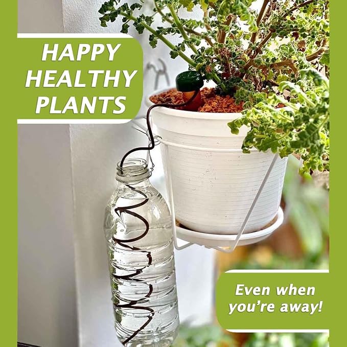 Blumat Classic Self-Watering Stakes - Prevents Overwatering and Underwatering for Healthy Growth While You are Away - Ideal for Indoor Plant Watering (25 Pack w/o Adapter)