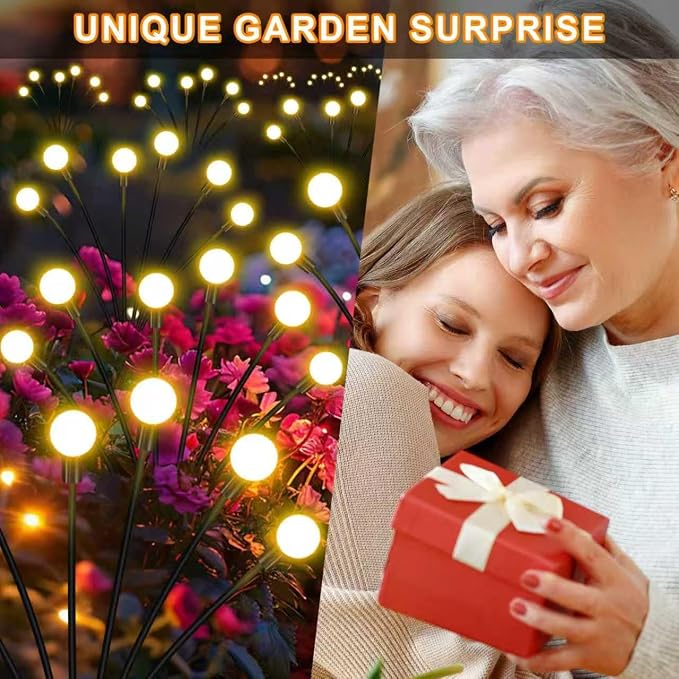 NBQQ Halloween Decorations Outdoor Solar Scary Eyeball Lights, 4 Pack Green Glowing Eyeballs on Flexible Stakes, Waterproof Garden Pathway Lights for Yard, Lawn, Patio, Party (Warm White, 2 Pack)