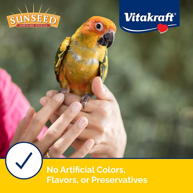 Sunseed Vita Prima Conure Food – Nutrient-Rich Blend with Fruits,Vegetables & Seeds Supports Healthy Feathers,Eyes & Active Energy – 3 lb Bag,(Pack of 2)