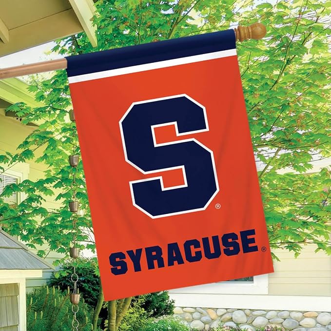 Briarwood Lane House Flag 40x28 For Outdoor Syracuse Orange NCAA Licensed House Flag