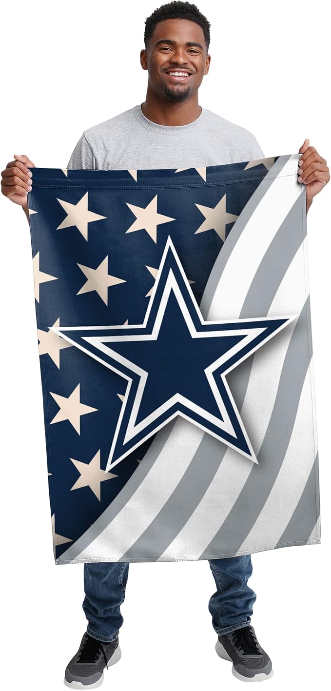 NFL Double Sided Team Logo Vertical Flag (40" x 28")