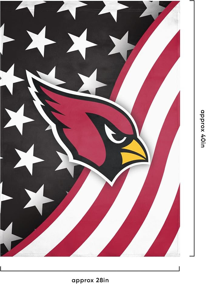NFL Double Sided Team Logo Vertical Flag (40" x 28")