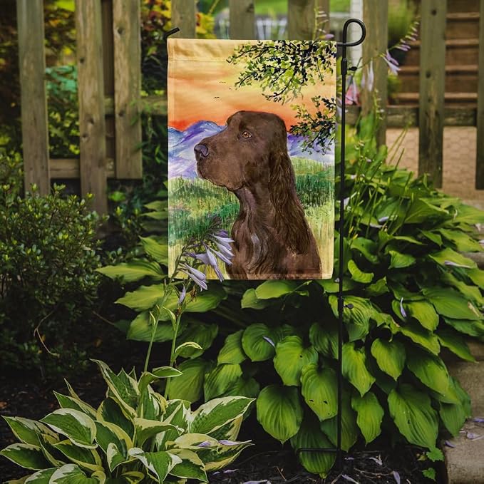 Caroline's Treasures SS1017GF Field Spaniel Garden Flag Mailbox Flag Decorative Yard Flag Banner Outside Patio Artwork Yard Flower Beds, Garden Size, Multicolor