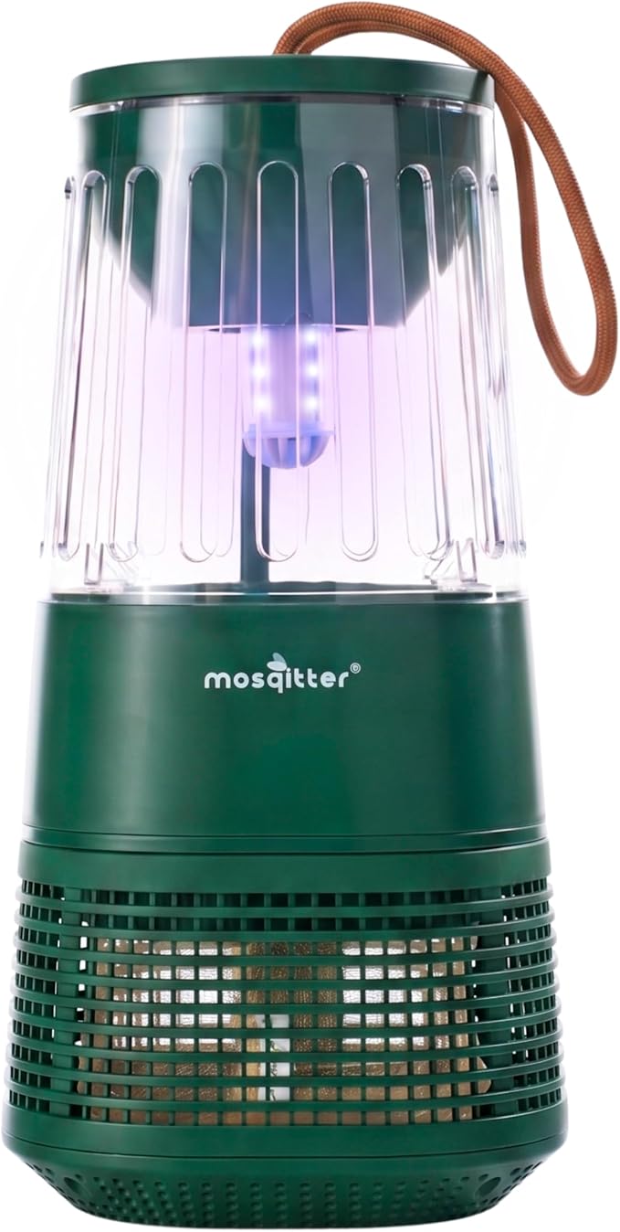 Mosquito Killer Outdoor, Indoor Flying Mosquito Trap, 1 Acre Coverage, Flying Insect Trap, Indoor Bug Catcher Plug in, Compact Mini Size