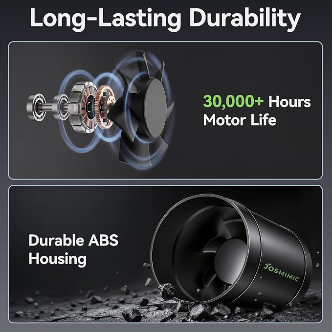 6" Inline Duct Fan & Speed Controller,345 CFM Exhaust Fan for Home Workshop | EC Motor,Low Noise,HVAC Ventilation,Vent Booster Fan in Grow Tents, Basements, Bathrooms, Kitchens