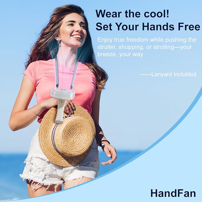 HandFan Upgraded Portable Handheld Misting Fan, Personal Mister Fan Rechargeable, Spray Water Mist Fans, Foldable Mini Cooling Hand Fans for Summer, Beach, Travel, Outdoors, Makeup, Disney(Beige)