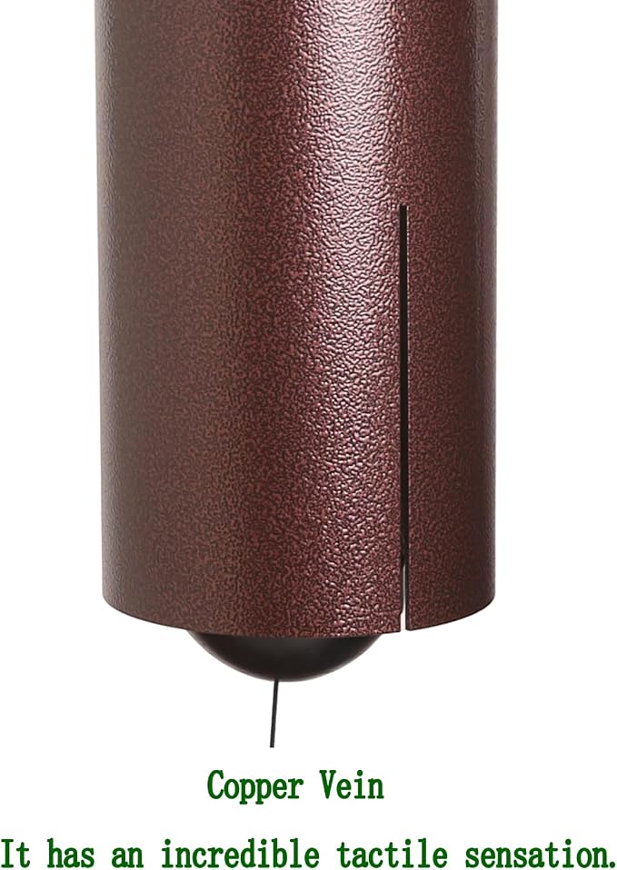 Wind Chimes for Outside,Deep Tone Sound, 43" Copper Large Windchime for Outdoor Terrace,Courtyard,Verandah,Pavilion