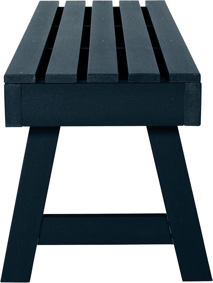 Highwood Weatherly Backless Bench, 4-Feet, Federal Blue